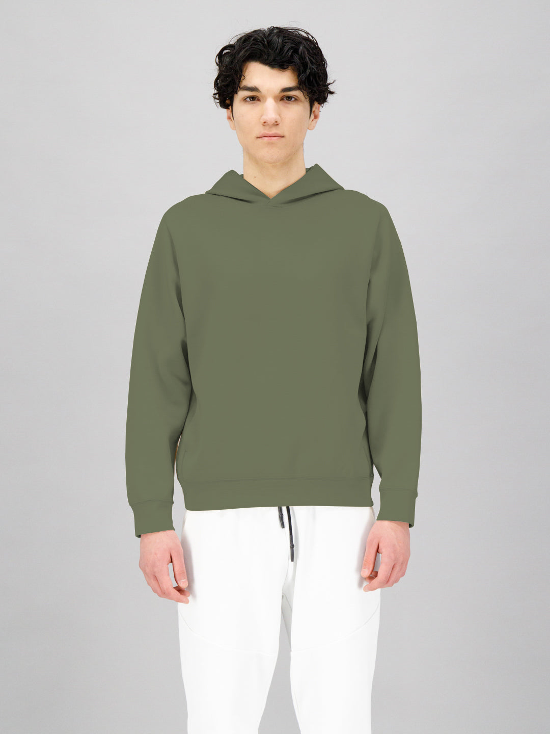 UNIHOODIE LT OLIVE