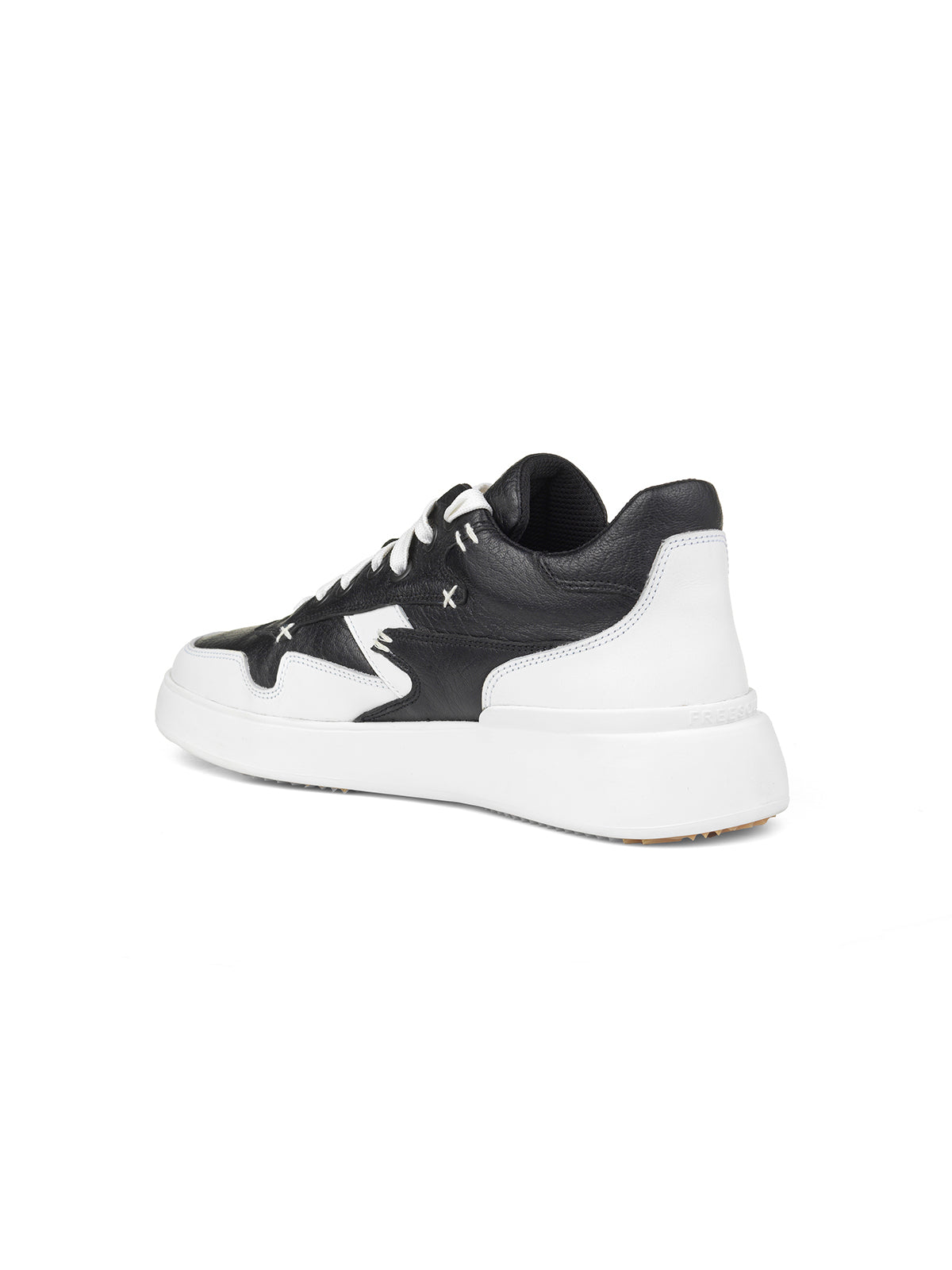 FREEDOR LEATHER BLACK WHITE