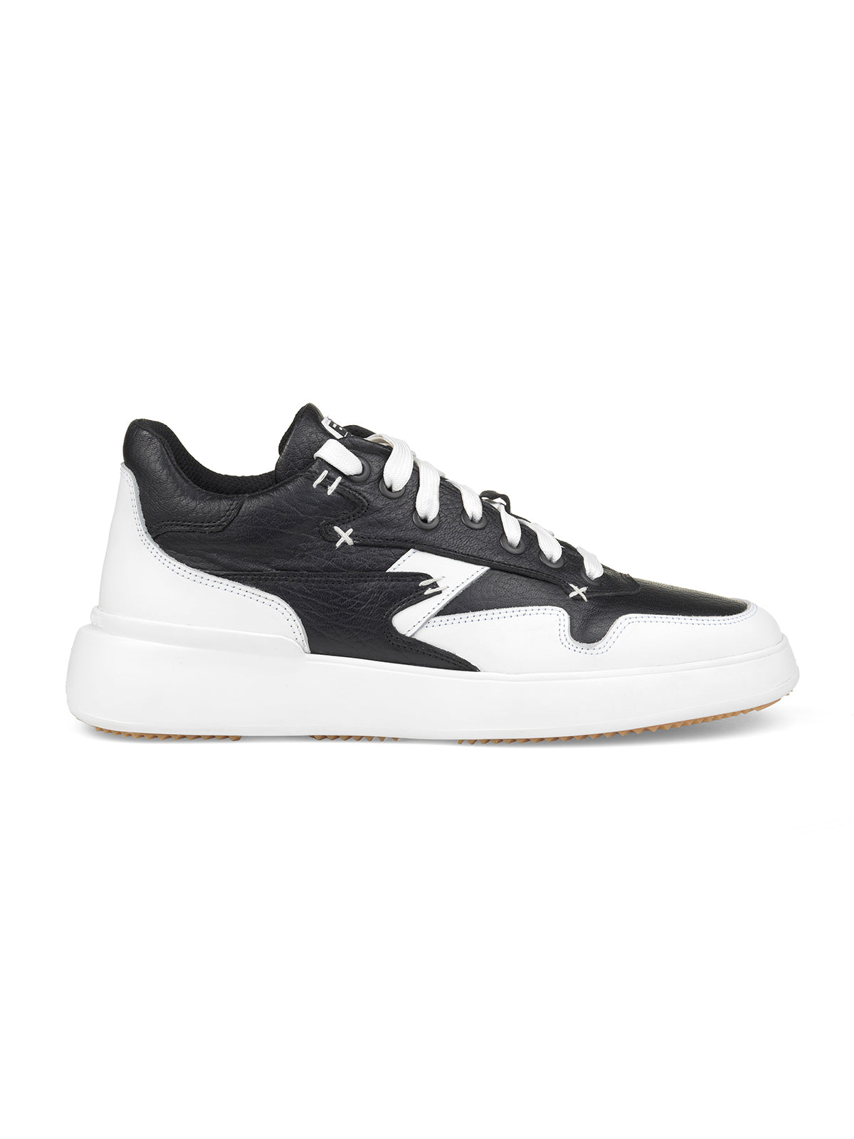 FREEDOR LEATHER BLACK WHITE