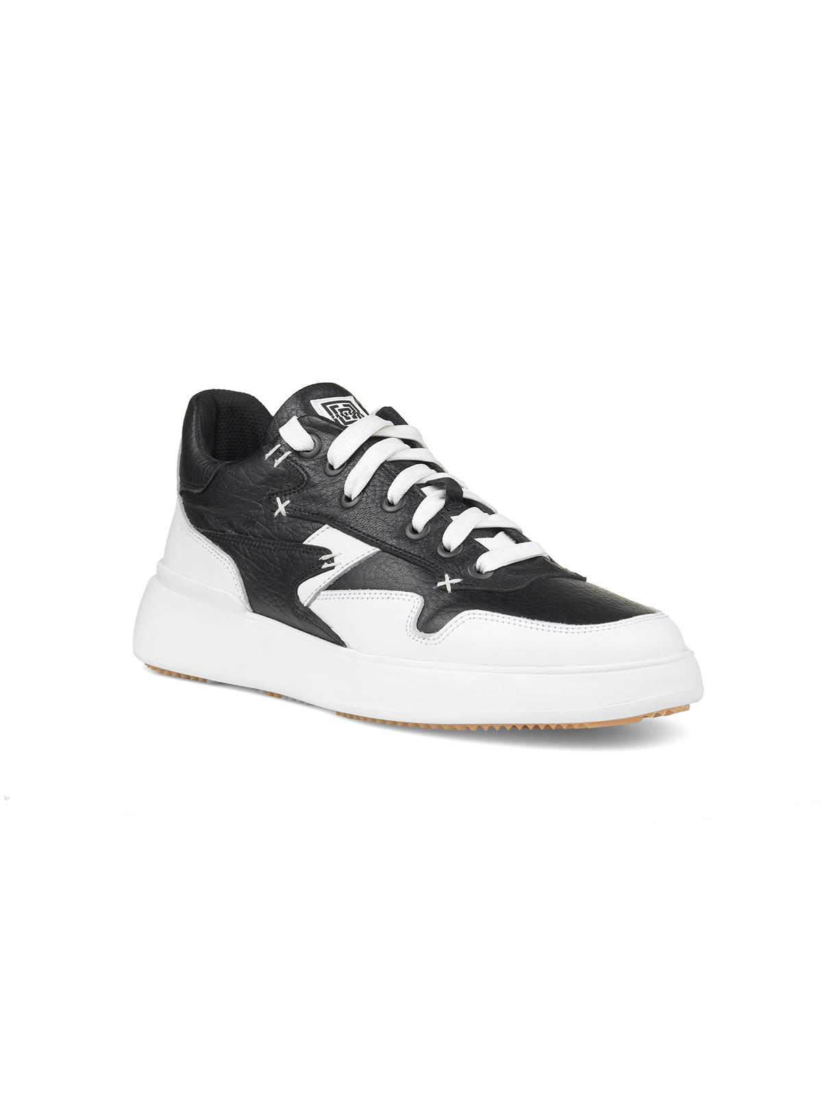 FREEDOR LEATHER BLACK WHITE