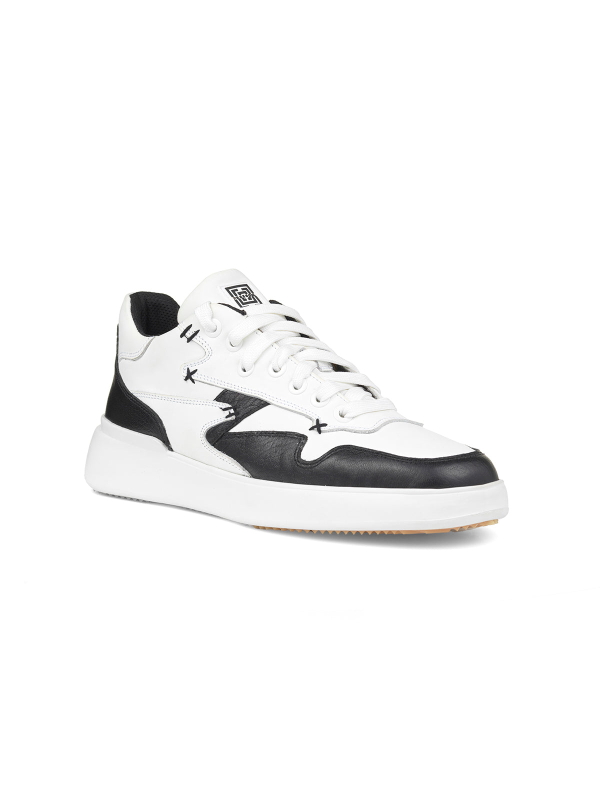 FREEDOR LEATHER WHITE BLACK