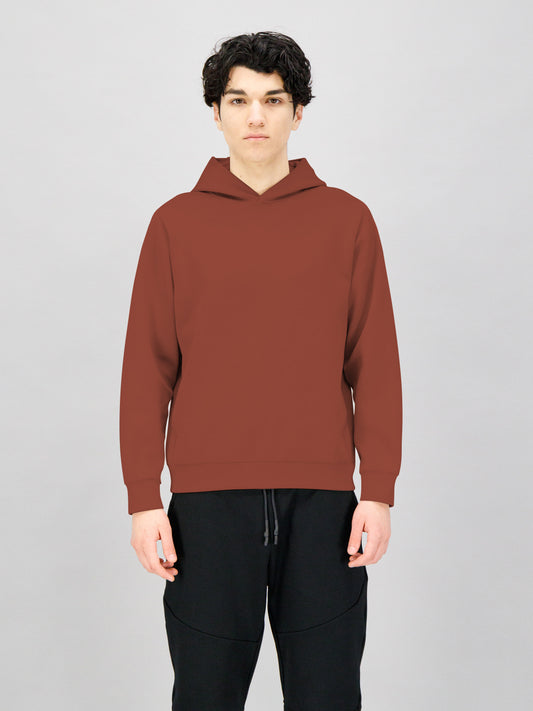 UNIHOODIE BRUNT BRICK