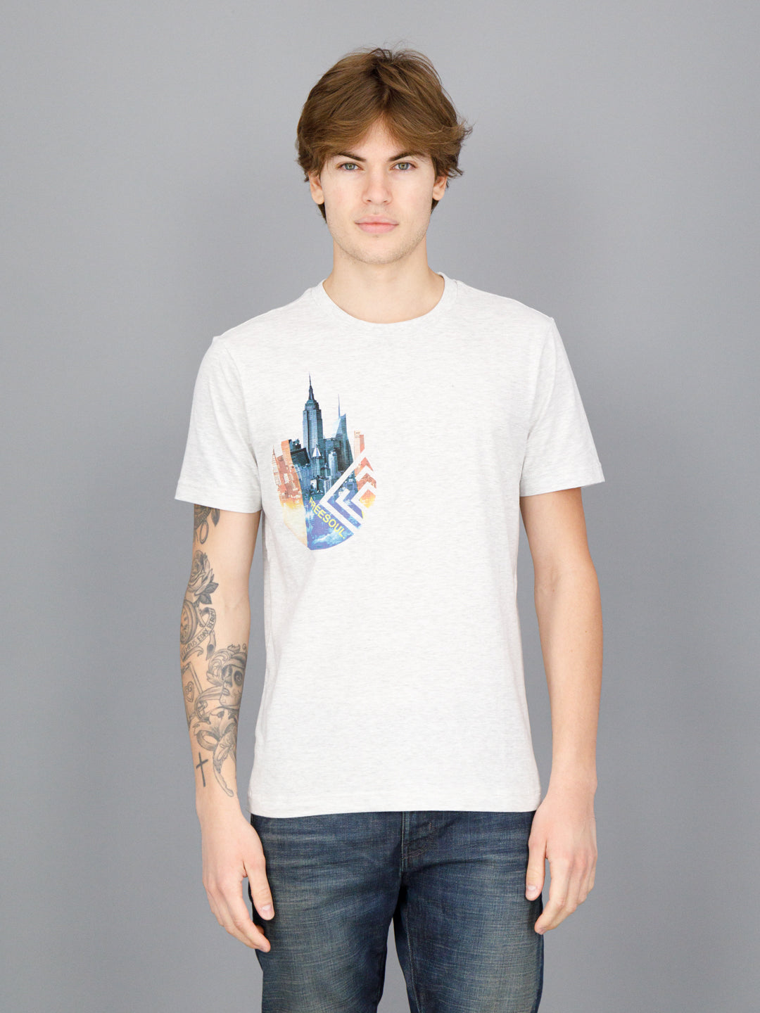 TROON ECRU MEL D163 OFF WHITE