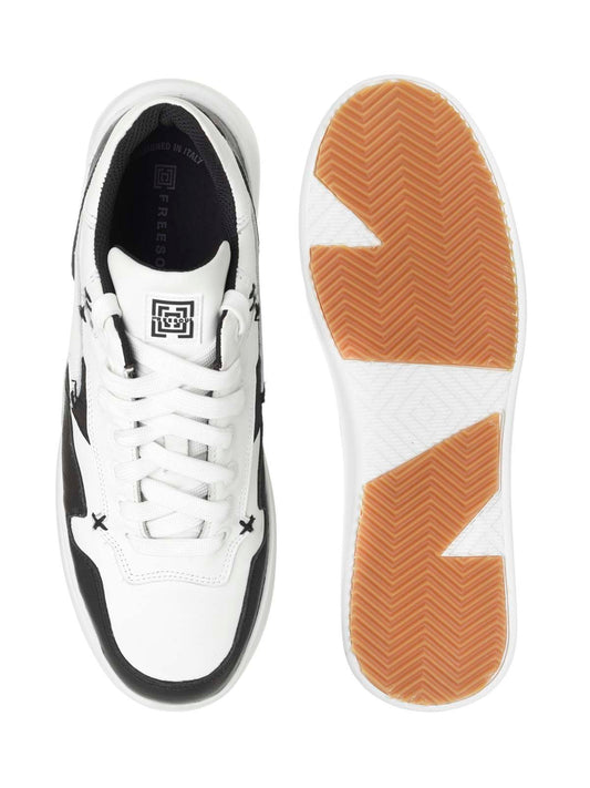 FREEDOR LEATHER WHITE BLACK